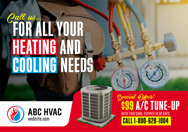 hvac postcard example