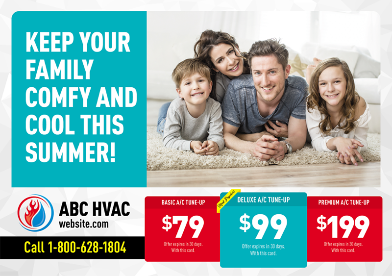 hvac postcard example