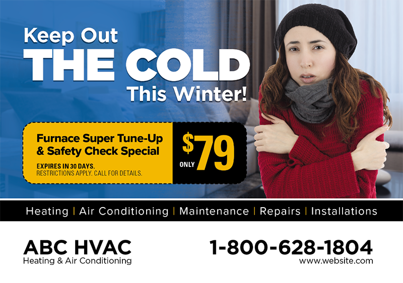 hvac postcard example