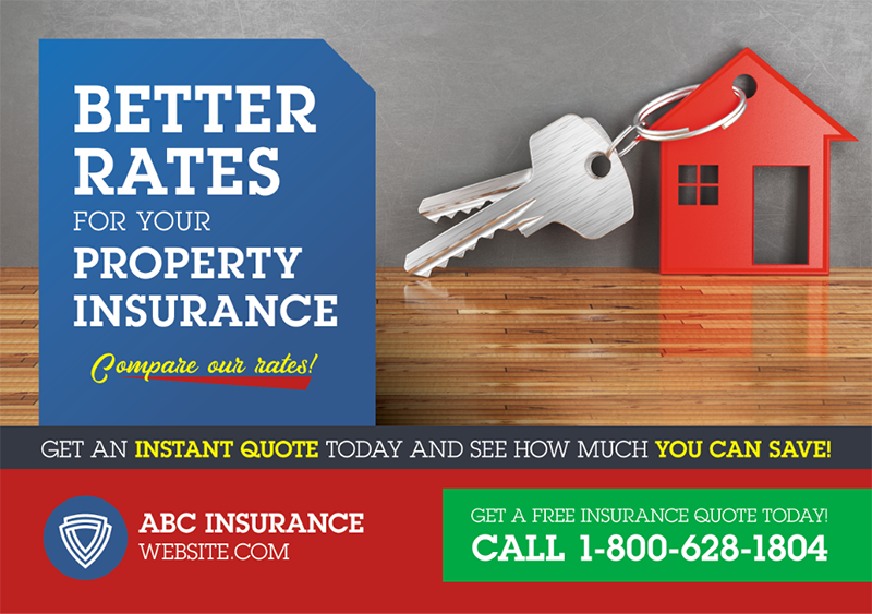 insurance postcard example