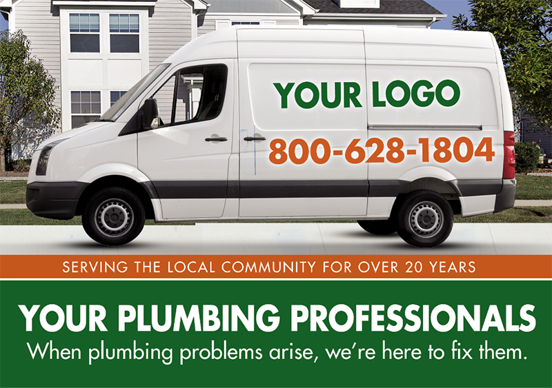 plumbing postcard example