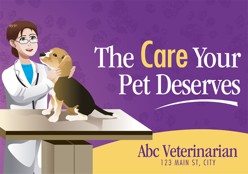 veterinarian postcard example