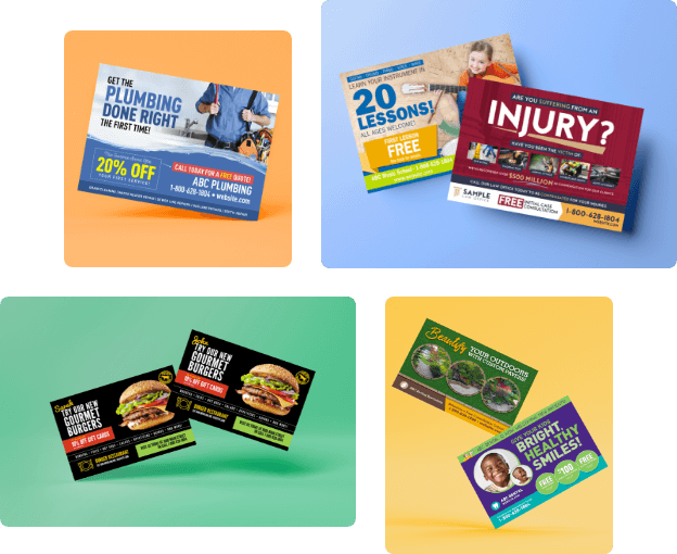 branded custom postcard designs