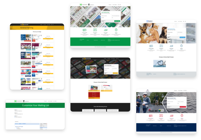 data company direct mail api storefront examples