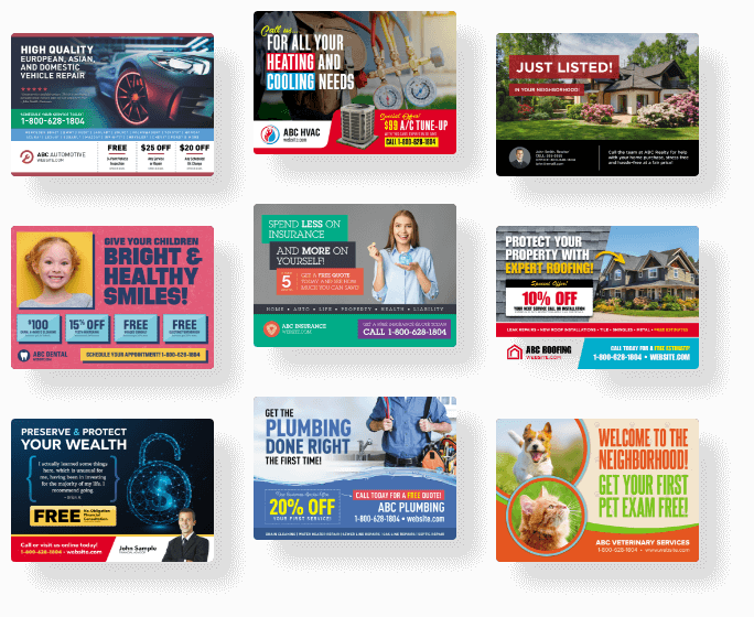 direct mail postcard design samples