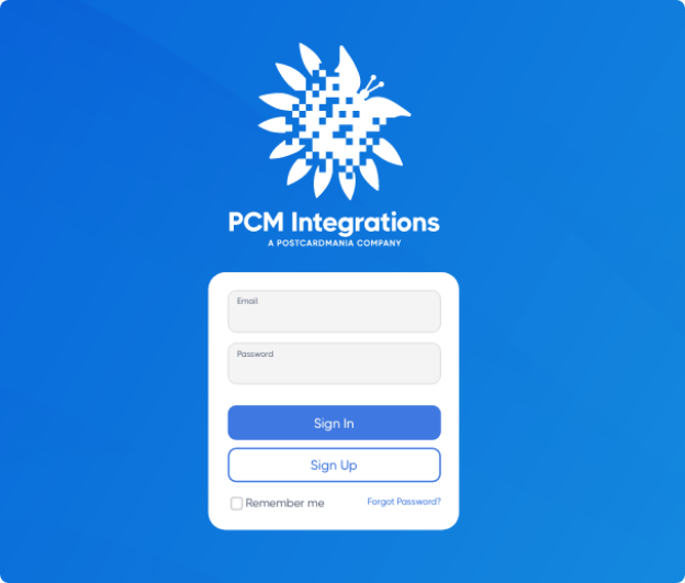 PCM Integrations Portal Login