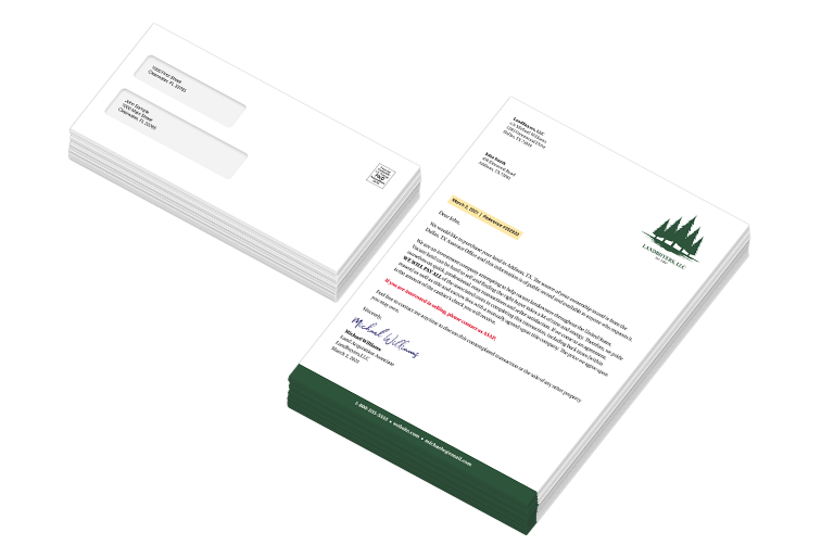 Send triggered 4.25x6 postcards automatically