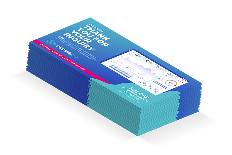 Send triggered 6x11 postcards automatically