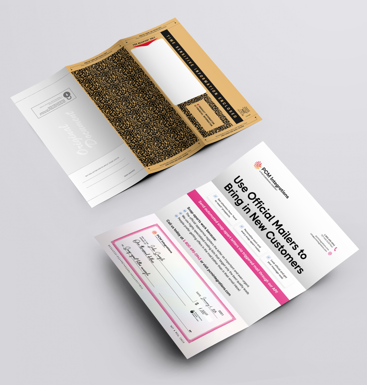 snap apart product sample