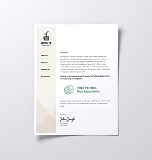 finance letter product sample