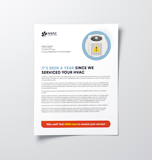 hvac letter product sample