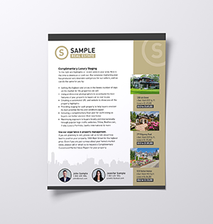 real estate letter product sample