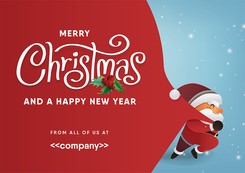 automated christmas card